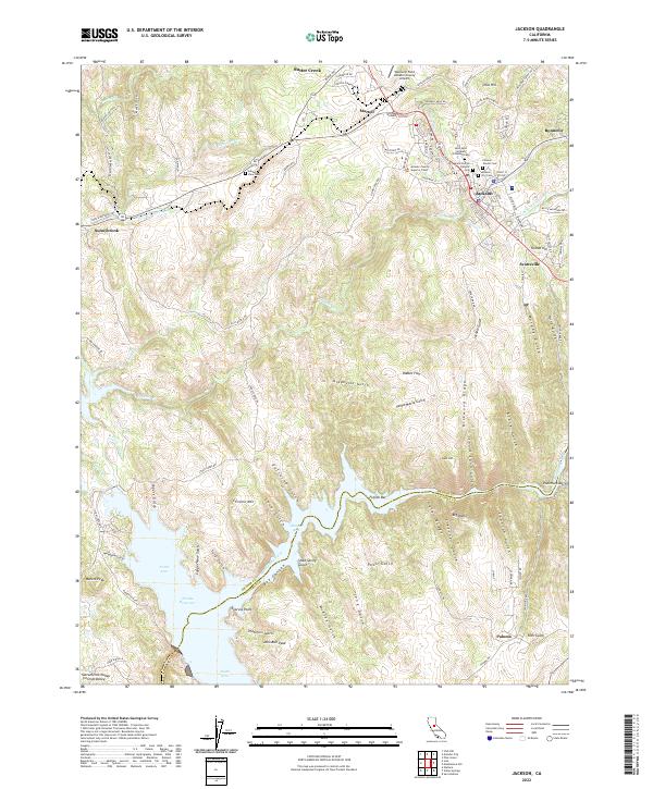 USGS Topographic Map – Jackson