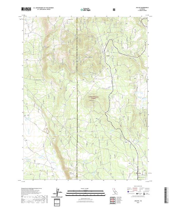 USGS Topographic Map – Jellico