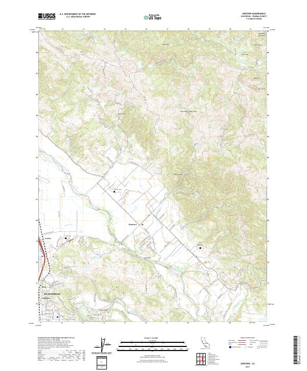 USGS Topographic Map – Jimtown