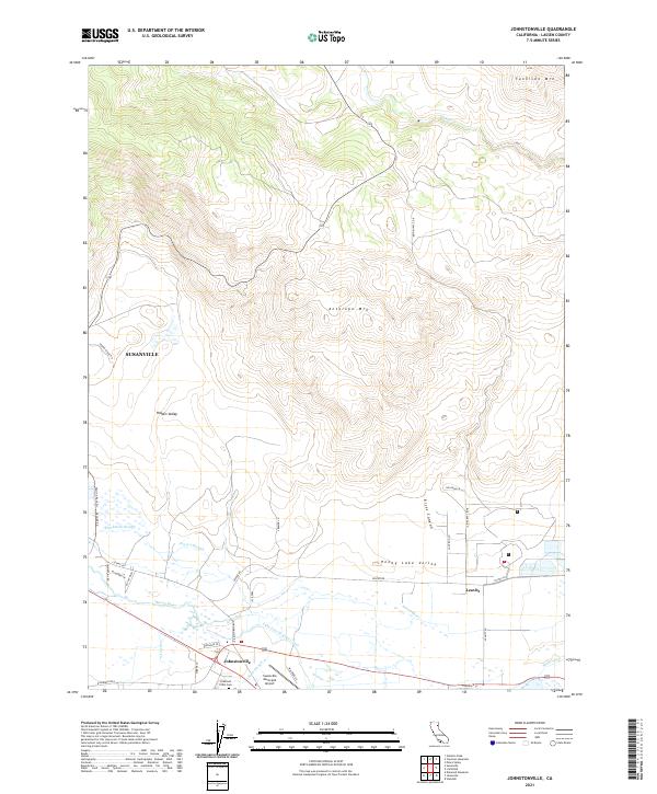 USGS Topographic Map – Johnstonville