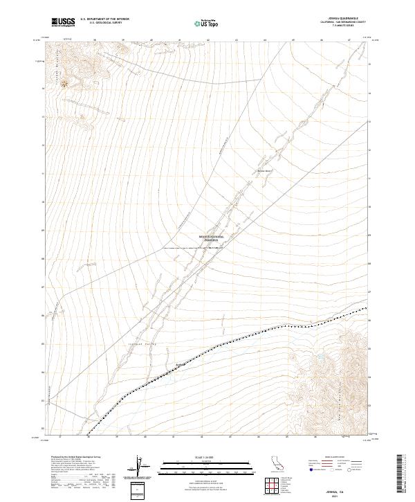 USGS Topographic Map – Joshua