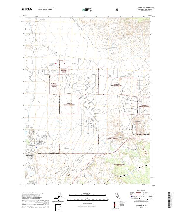 USGS Topographic Map – Juniper Flat