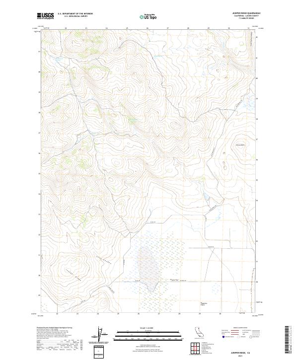 USGS Topographic Map – Juniper Ridge