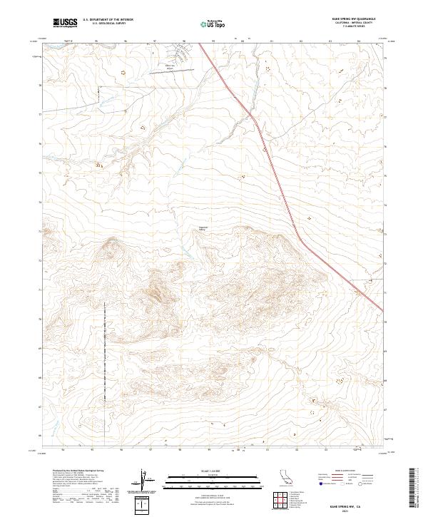 USGS Topographic Map – Kane Spring NW