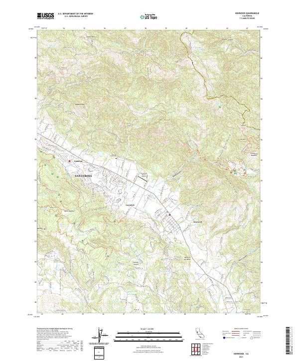 USGS Topographic Map – Kenwood
