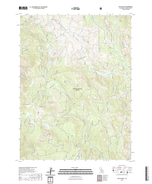 USGS Topographic Map – Kettle Rock