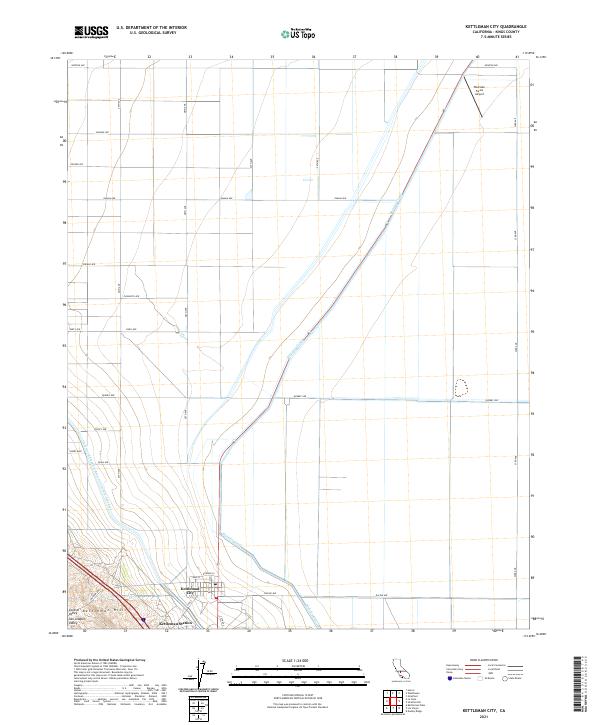 USGS Topographic Map – Kettleman City