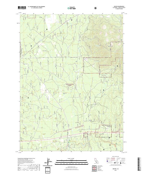 USGS Topographic Map – Kinyon