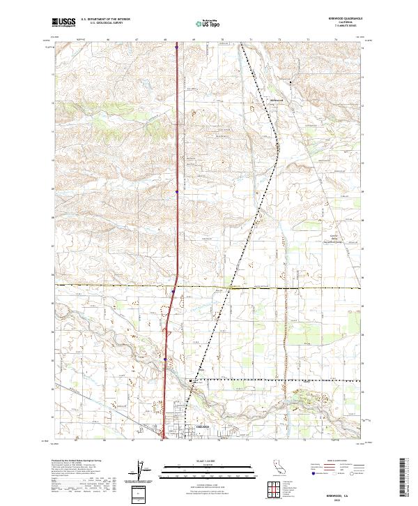USGS Topographic Map – Kirkwood