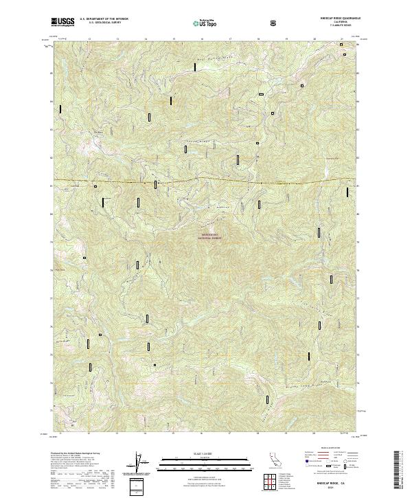 USGS Topographic Map – Kneecap Ridge