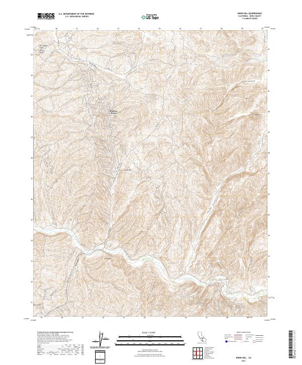 USGS Topographic Map – Knob Hill