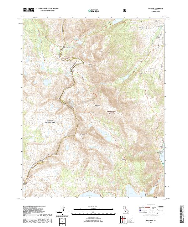 USGS Topographic Map – Koip Peak