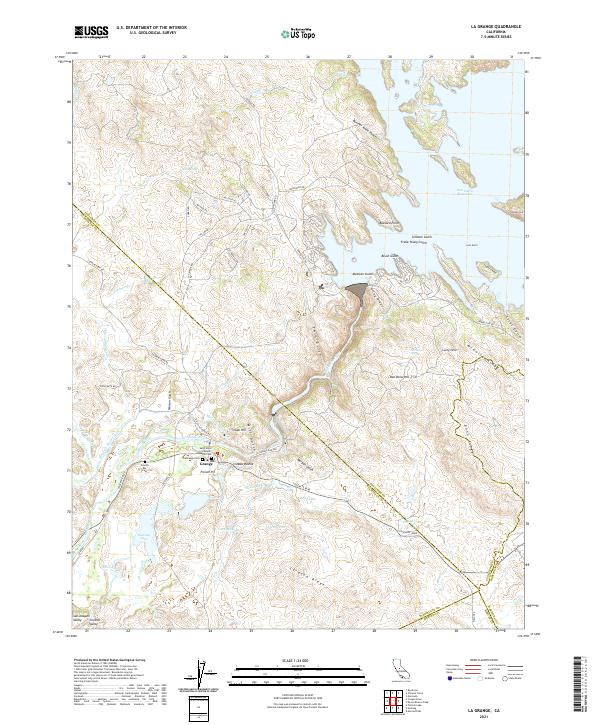 USGS Topographic Map – La Grange