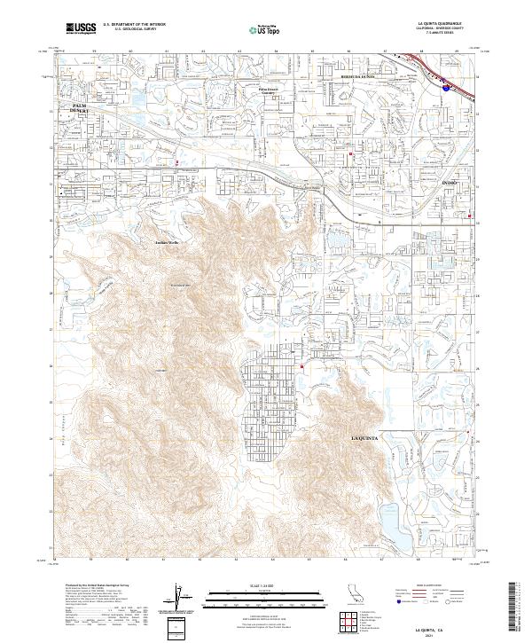 USGS Topographic Map – La Quinta