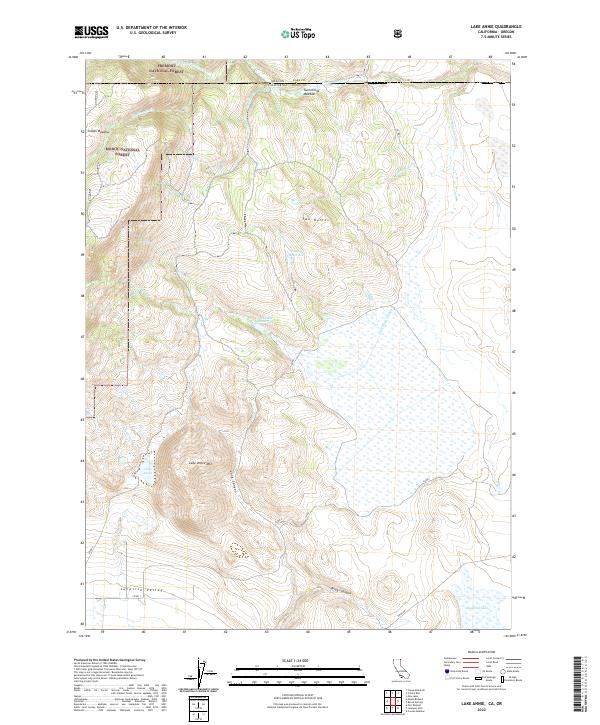 USGS Topographic Map – Lake Annie
