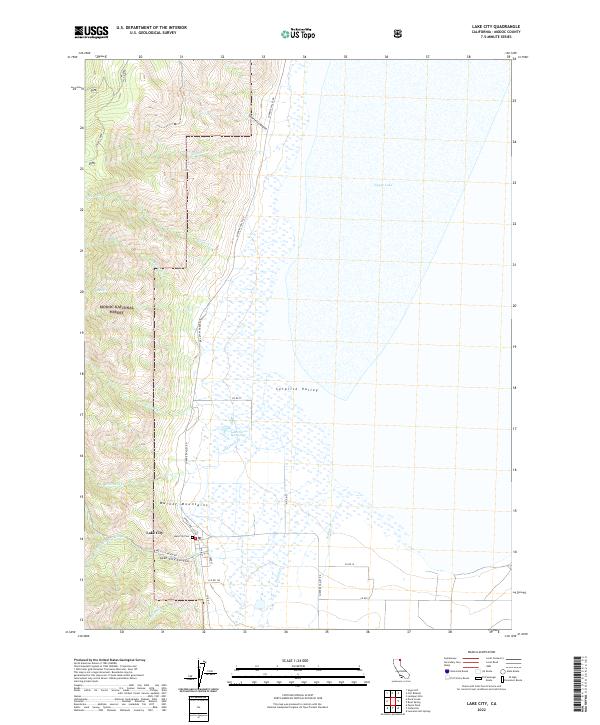 USGS Topographic Map – Lake City