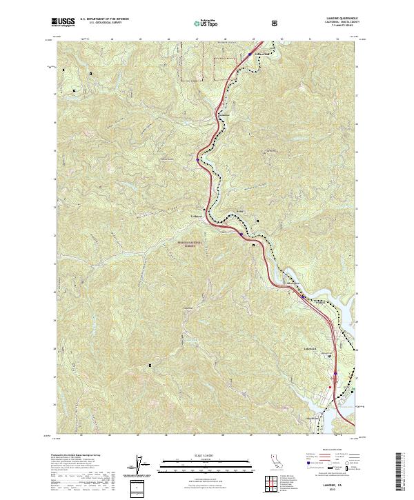 USGS Topographic Map – Lamoine