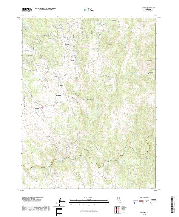 USGS Topographic Map – Latrobe