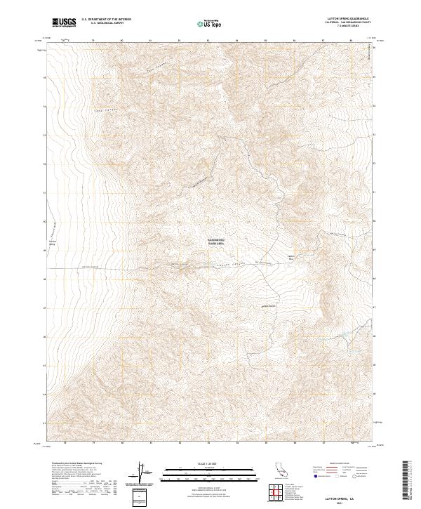 USGS Topographic Map – Layton Spring