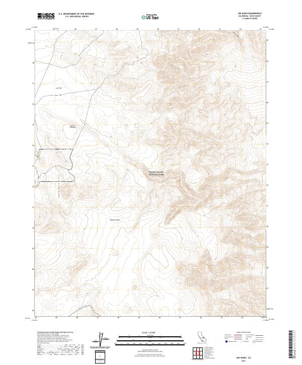 USGS Topographic Map – Lee Wash
