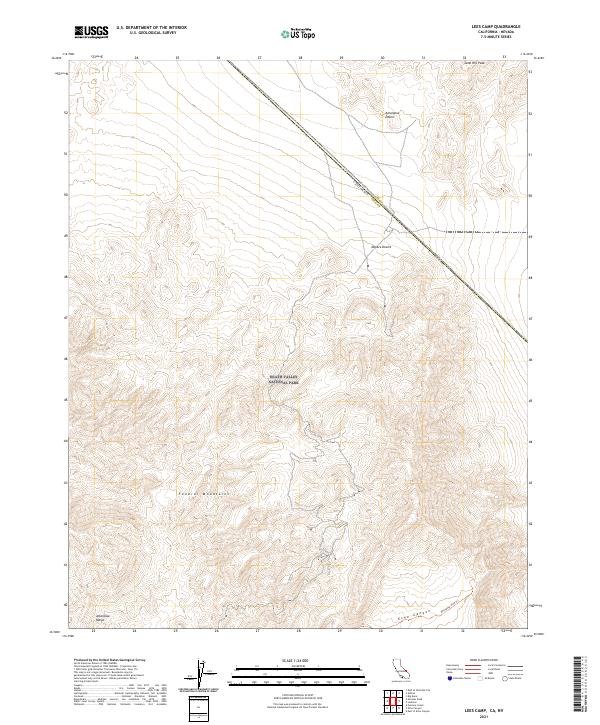 USGS Topographic Map – Lees Camp