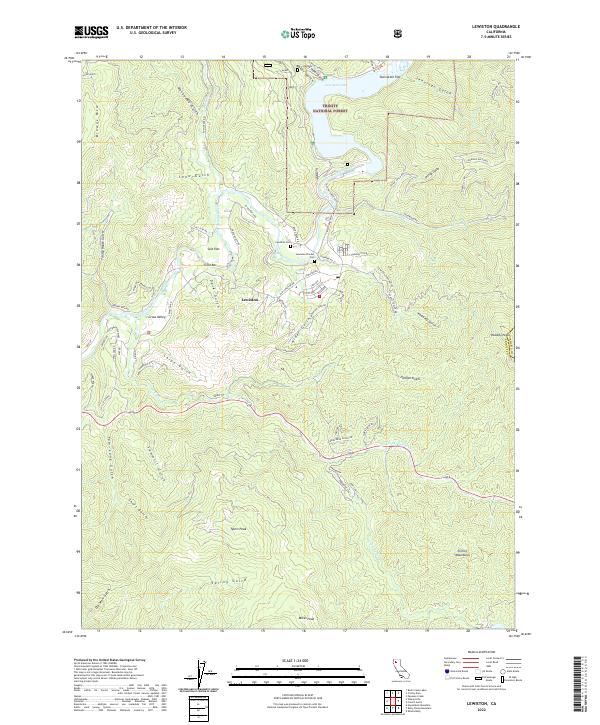 USGS Topographic Map – Lewiston