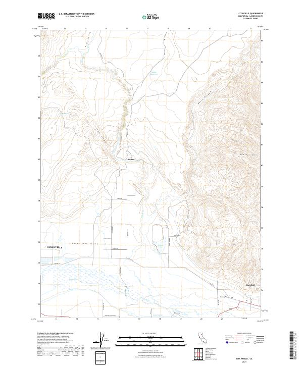USGS Topographic Map – Litchfield