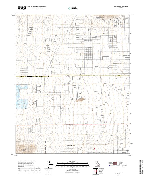 USGS Topographic Map – Little Buttes