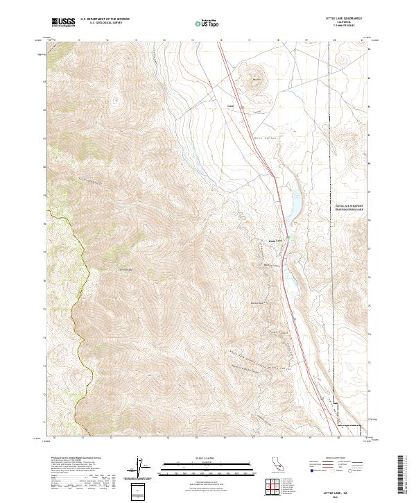 USGS Topographic Map – Little Lake