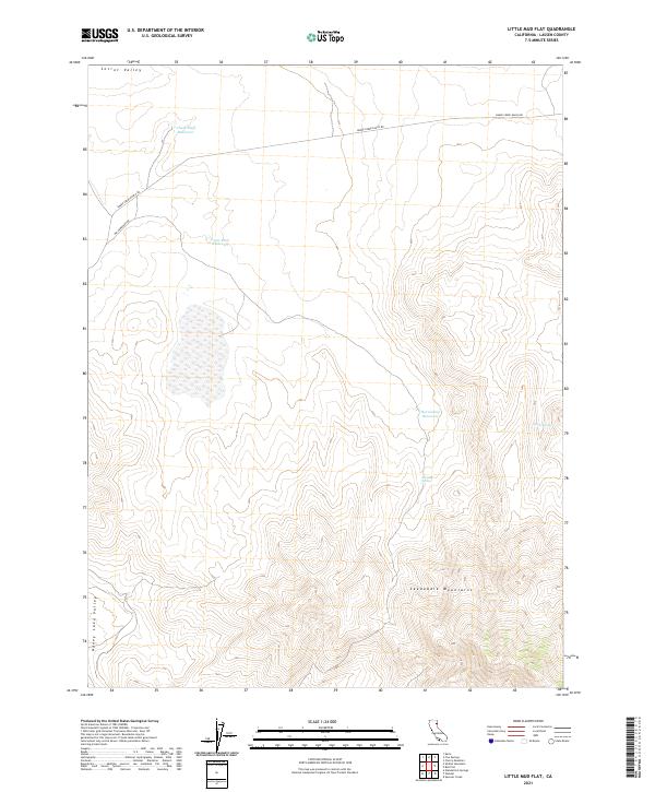 USGS Topographic Map – Little Mud Flat
