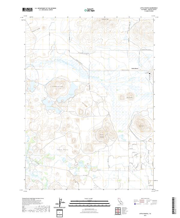 USGS Topographic Map – Little Shasta