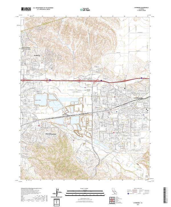 USGS Topographic Map – Livermore