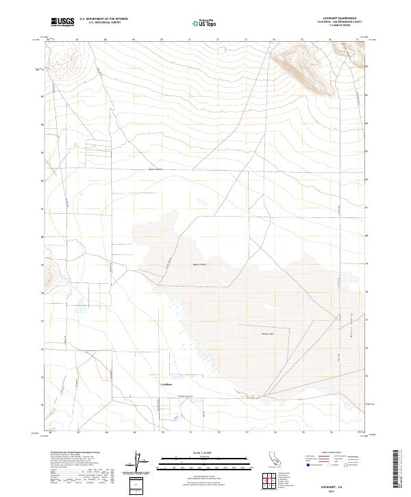 USGS Topographic Map – Lockhart