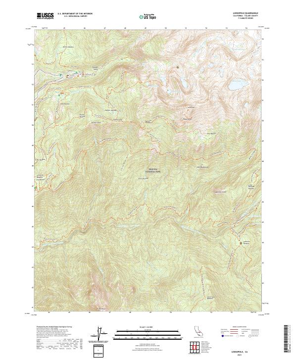 USGS Topographic Map – Lodgepole