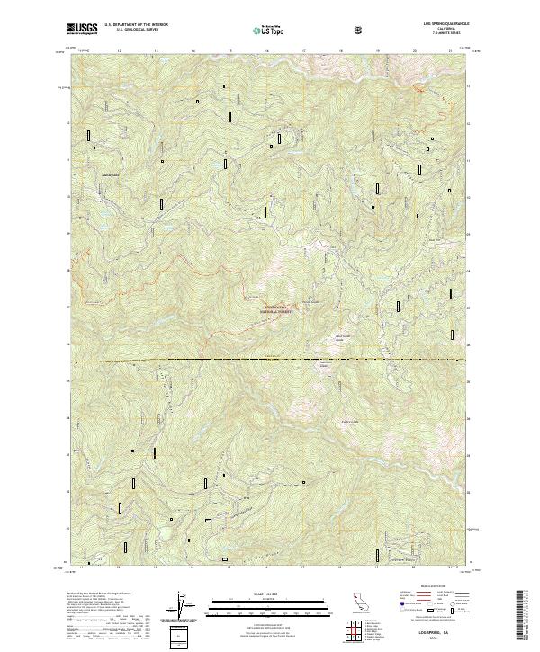 USGS Topographic Map – Log Spring