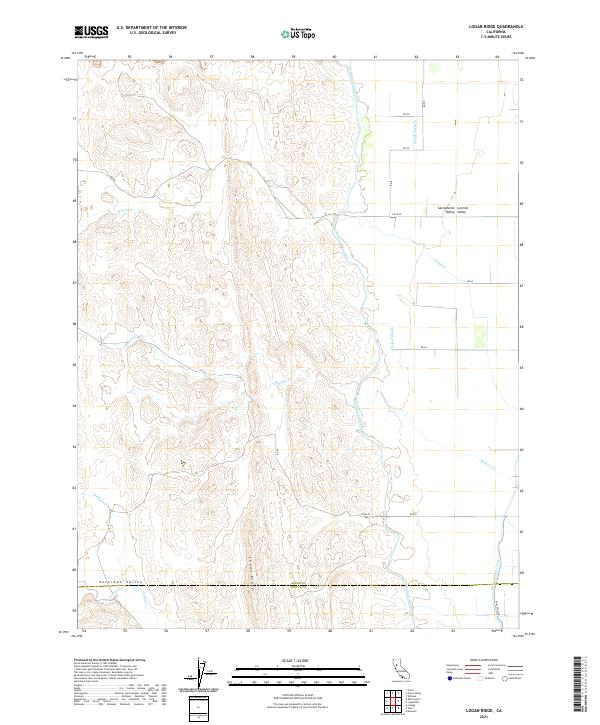 USGS Topographic Map – Logan Ridge