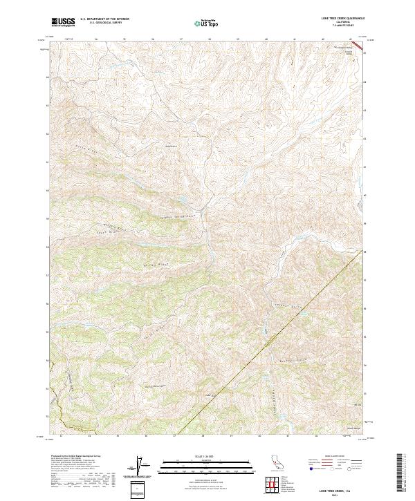 USGS Topographic Map – Lone Tree Creek