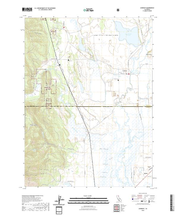 USGS Topographic Map – Lookout