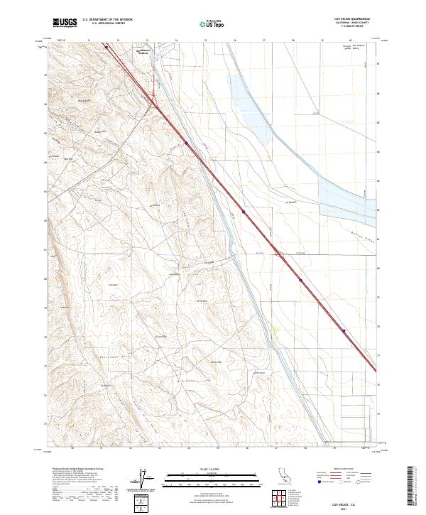 USGS Topographic Map – Los Viejos