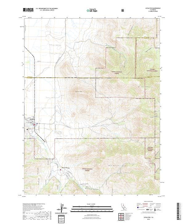 USGS Topographic Map – Loyalton