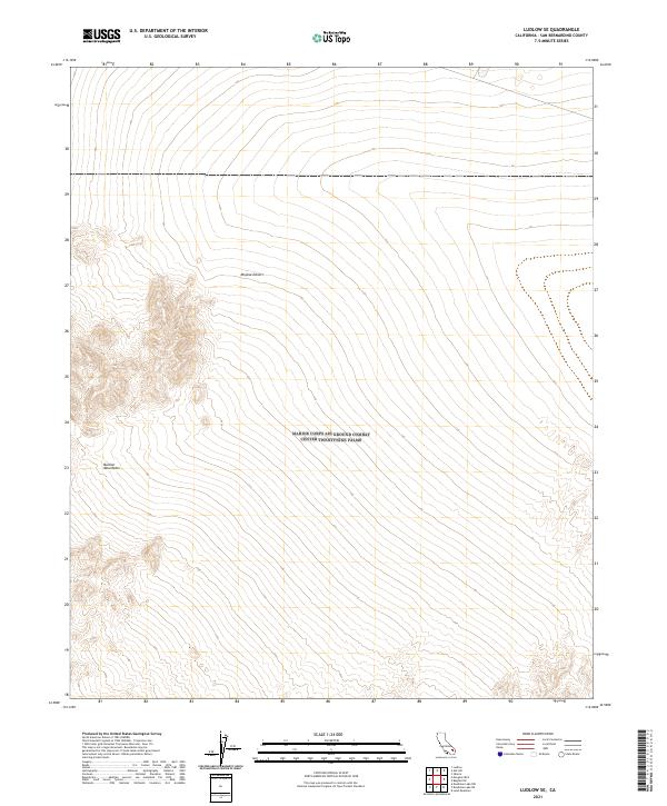 2021 Map of Ludlow SE, 2021 Print