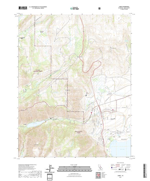 USGS Topographic Map – Lundy
