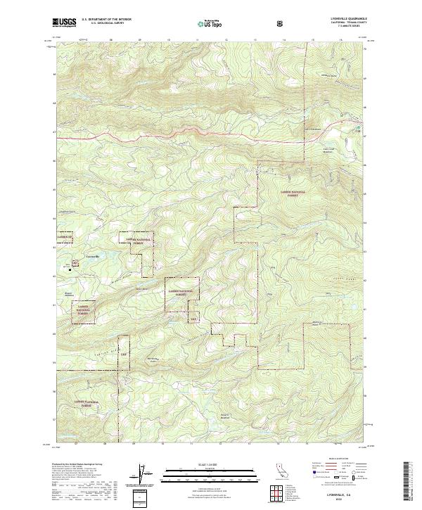 USGS Topographic Map – Lyonsville
