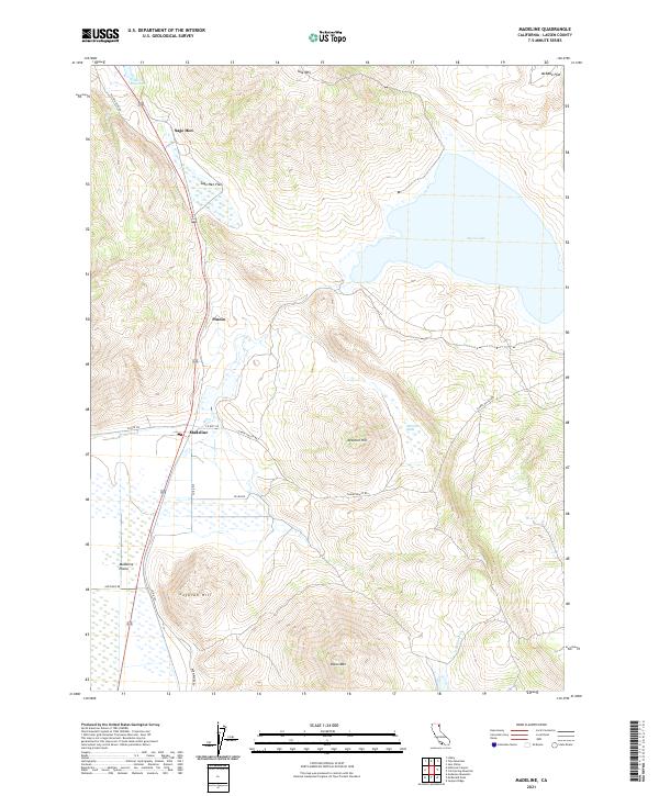 USGS Topographic Map – Madeline