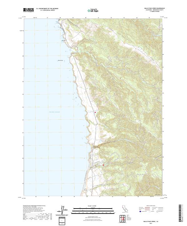 USGS Topographic Map – Mallo Pass Creek