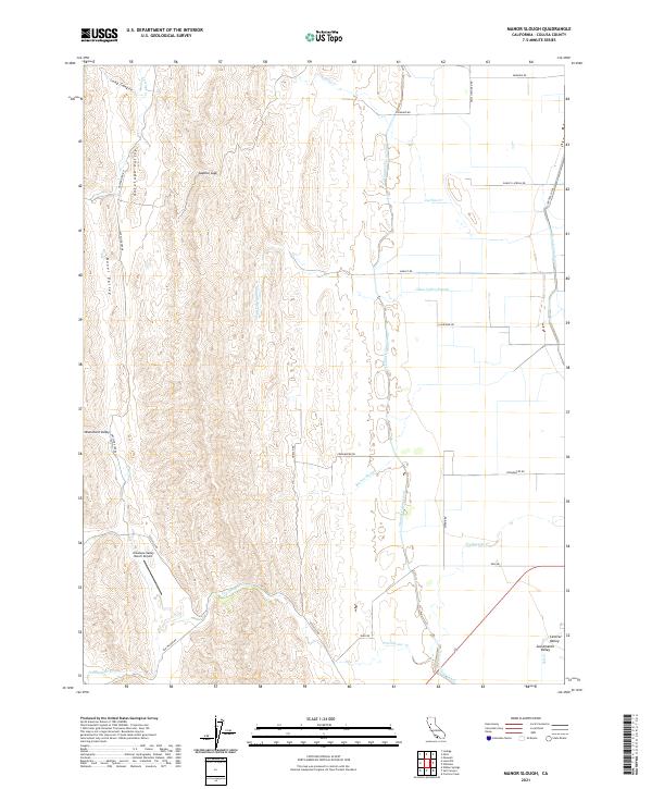USGS Topographic Map – Manor Slough
