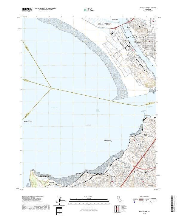 USGS Topographic Map – Mare Island