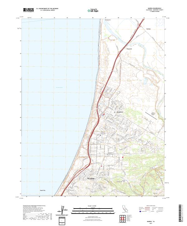 USGS Topographic Map – Marina