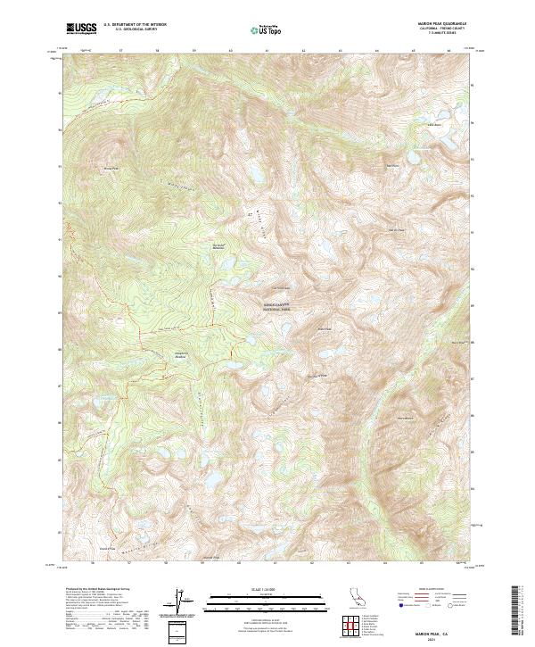 USGS Topographic Map – Marion Peak