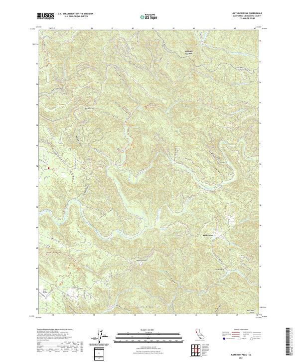 USGS Topographic Map – Mathison Peak